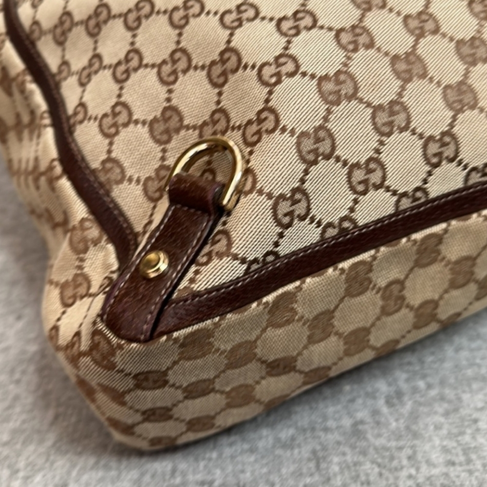 Authentic Gucci GG Canvas Abbey D-Ring Tote Bag - Picture 7 of 16